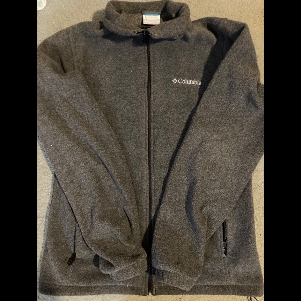 Columbia small full zipper fleece sweater jacket
